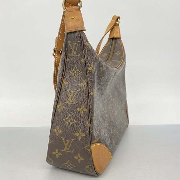 LOUIS VUITTON Brown Monogram Boulogne 30 Shoulder Bag - Picture 2 of 12